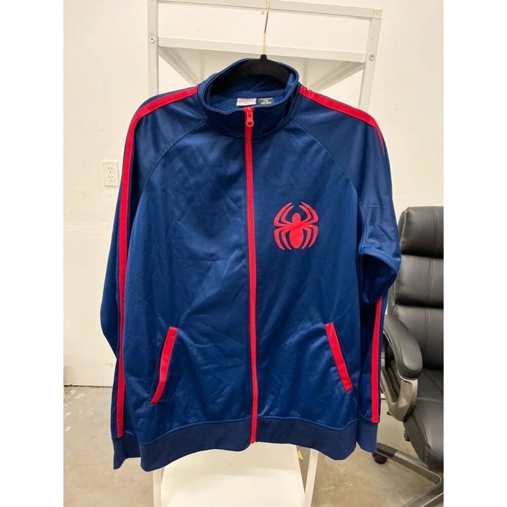 Marvel Spiderman men’s zip up jacket size large